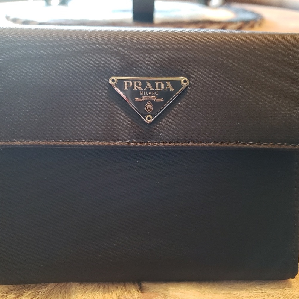 Authentic Prada Tessuto Nero Wallet!